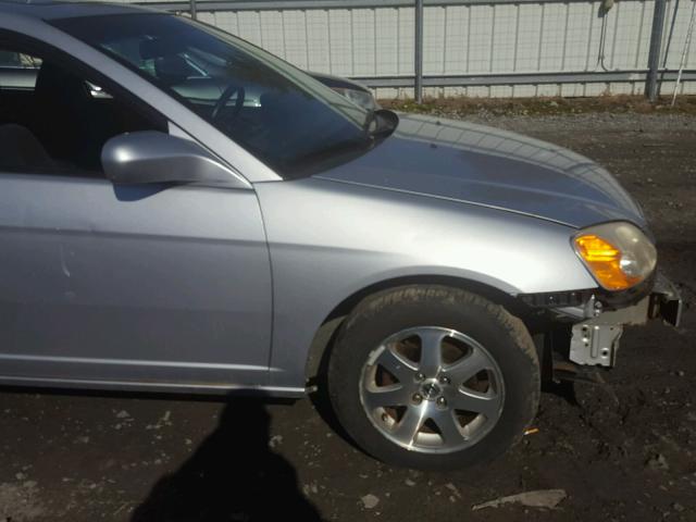 1HGEM21923L074897 - 2003 HONDA CIVIC EX ვერცხლისფერი ფოტო 9