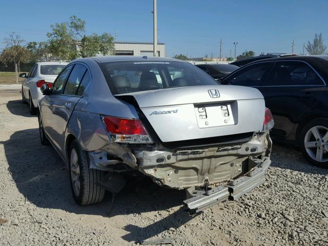 1HGCP26808A132328 - 2008 HONDA ACCORD EXL SILVER photo 3