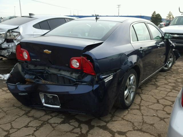 1G1ZH57B284200380 - 2008 CHEVROLET MALIBU 1LT BLUE photo 4