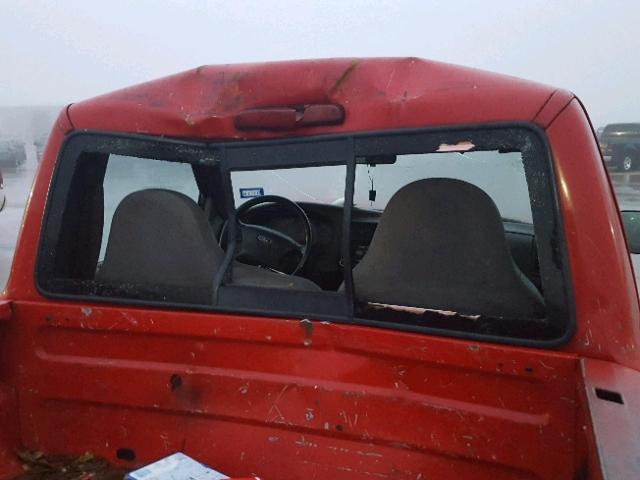 1FTYR10C41TA11060 - 2001 FORD RANGER RED photo 9