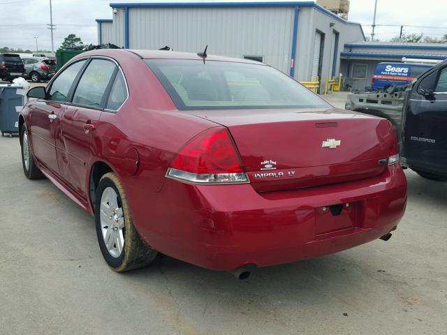 2G1WG5E31D1133200 - 2013 CHEVROLET IMPALA LT RED photo 3