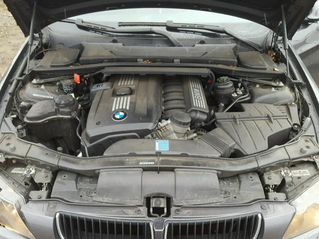 WBAVC93588K038579 - 2008 BMW 328 XI GRAY photo 7