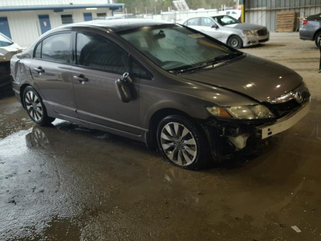 1HGFA16879L009902 - 2009 HONDA CIVIC EX ყავისფერი ფოტო 1