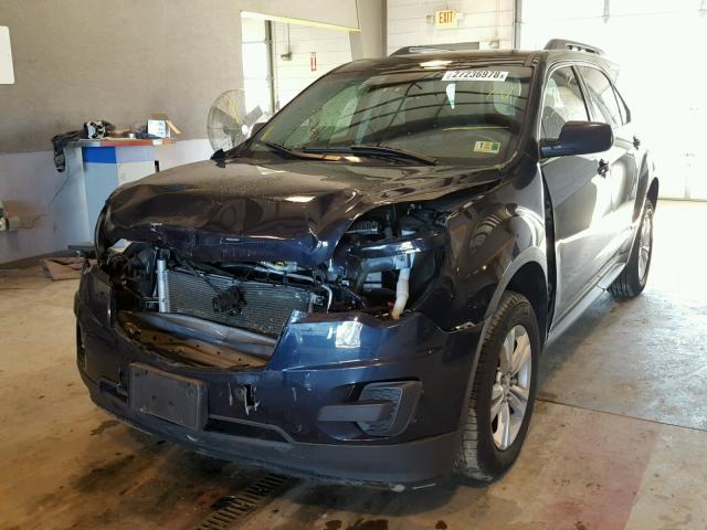 2GNALBEK4F6230018 - 2015 CHEVROLET EQUINOX LT BLUE photo 2