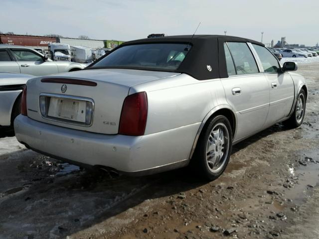 1G6KE57Y21U266975 - 2001 CADILLAC DEVILLE DH SILVER photo 4