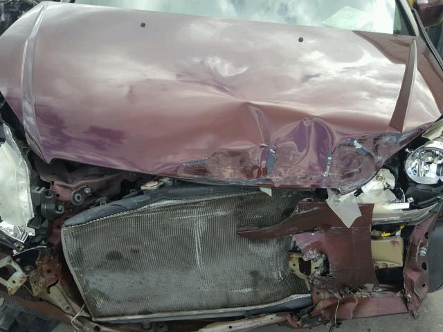 5FNRL38617B089212 - 2007 HONDA ODYSSEY EX MAROON photo 7