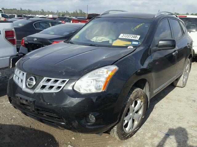 JN8AS5MT3BW569266 - 2011 NISSAN ROGUE S BLACK photo 2