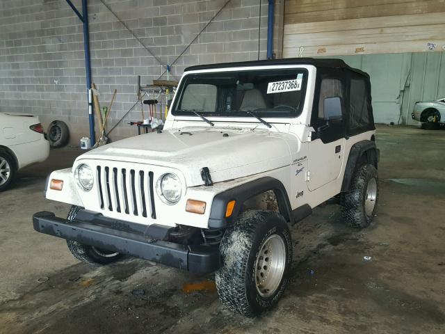 1J4FY19S2VP478801 - 1997 JEEP WRANGLER / WHITE photo 2