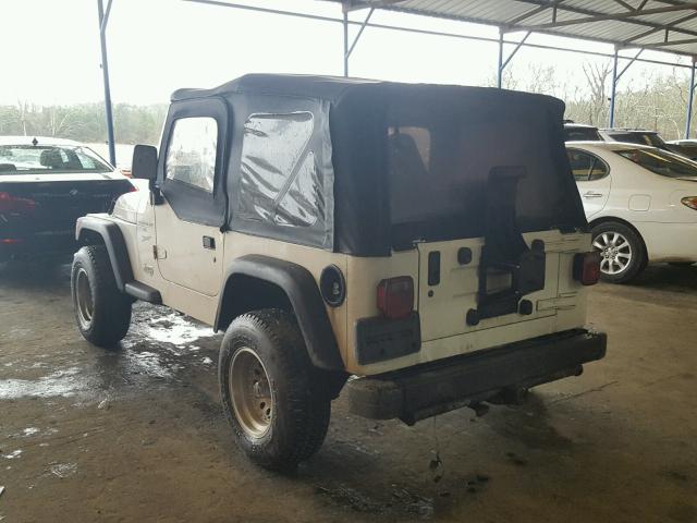 1J4FY19S2VP478801 - 1997 JEEP WRANGLER / WHITE photo 3