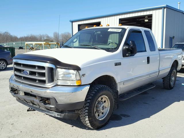 1FTNX21L02EB71388 - 2002 FORD F250 SUPER WHITE photo 2