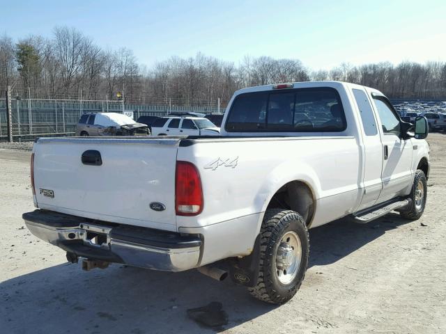 1FTNX21L02EB71388 - 2002 FORD F250 SUPER WHITE photo 4