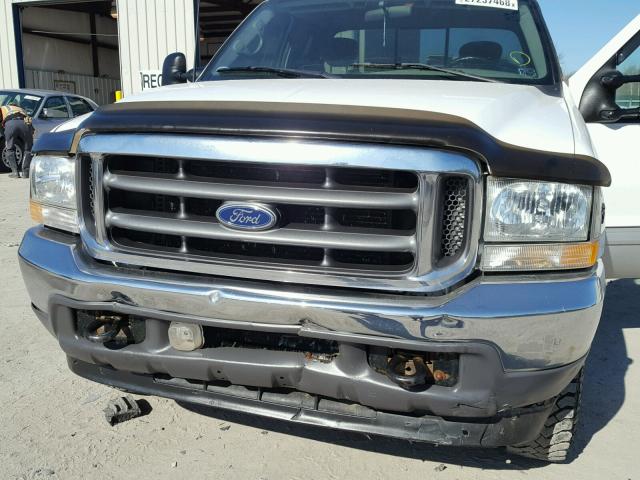 1FTNX21L02EB71388 - 2002 FORD F250 SUPER WHITE photo 9