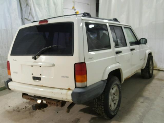 1J4FF48S8YL225762 - 2000 JEEP CHEROKEE S WHITE photo 4