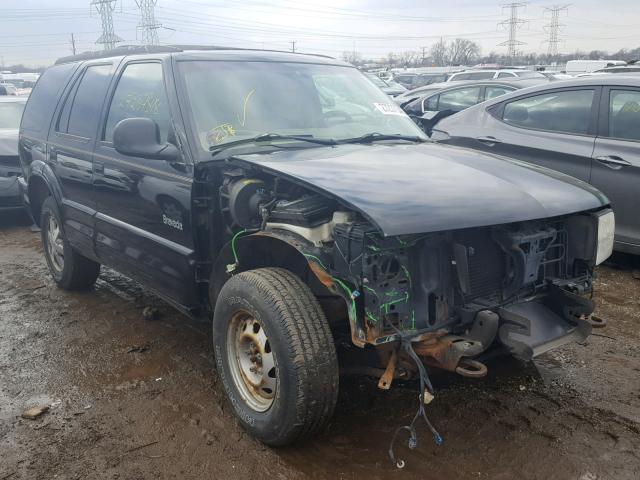 1GHDT13WXW2726602 - 1998 OLDSMOBILE BRAVADA BLACK photo 1