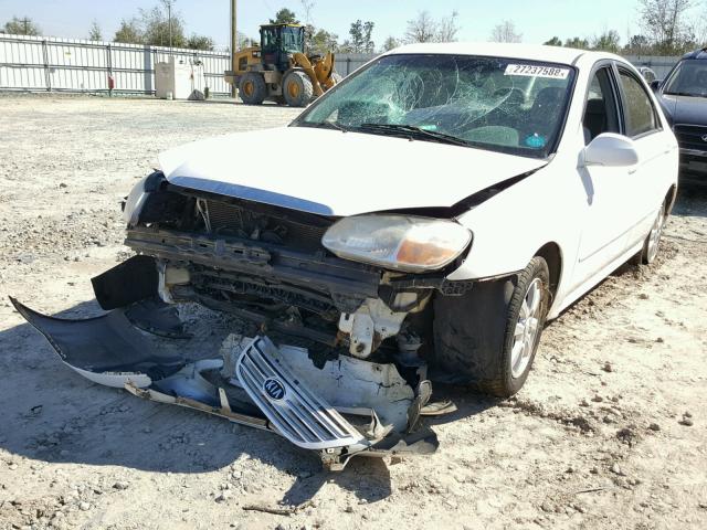 KNAFE121075381897 - 2007 KIA SPECTRA EX WHITE photo 2