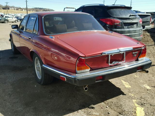 SAJJCALP4CC424279 - 1982 JAGUAR XJ6 MAROON photo 3