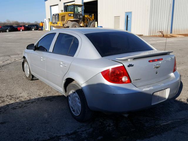 1G1AK52F657540988 - 2005 CHEVROLET COBALT SILVER photo 3