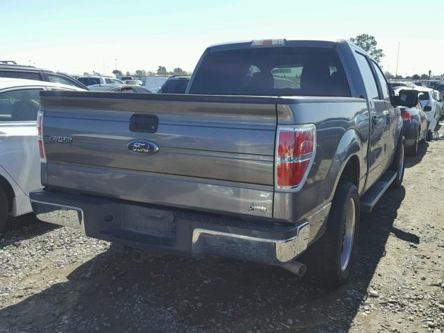 1FTFW1CVXAFD89587 - 2010 FORD F150 SUPER GRAY photo 4