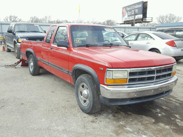 1B7GL23X0SS386470 - 1995 DODGE DAKOTA RED photo 1