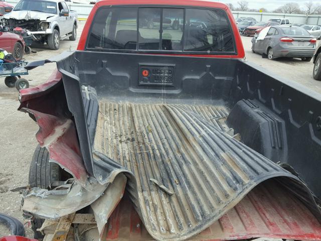 1B7GL23X0SS386470 - 1995 DODGE DAKOTA RED photo 6