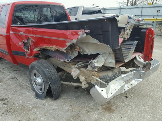 1B7GL23X0SS386470 - 1995 DODGE DAKOTA RED photo 9