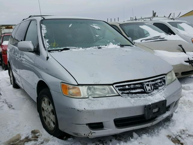 5FNRL18032B056074 - 2002 HONDA ODYSSEY EX SILVER photo 1