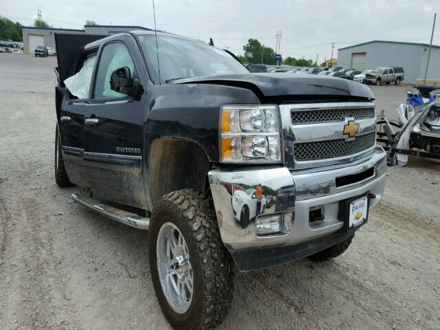 3GCPKSE76DG337834 - 2013 CHEVROLET SILVERADO BLACK photo 1