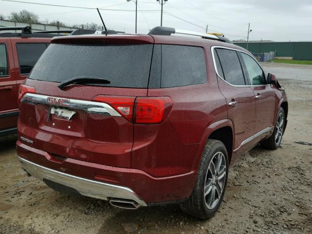 1GKKNPLS4HZ309630 - 2017 GMC ACADIA DEN BURGUNDY photo 4