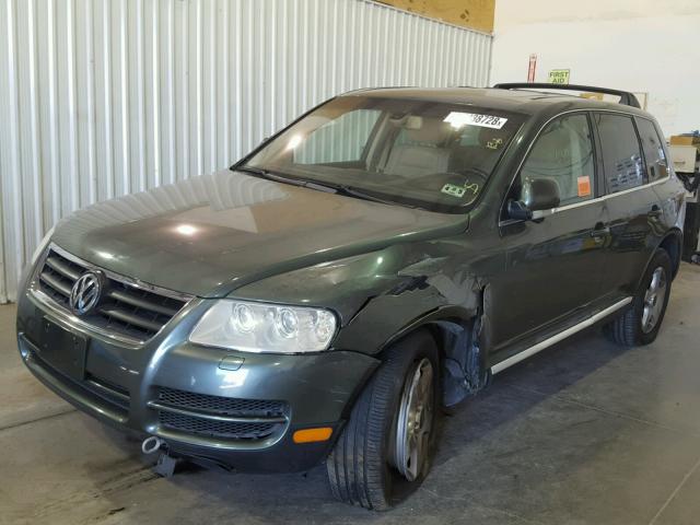 WVGBC67L64D002848 - 2004 VOLKSWAGEN TOUAREG 3. GREEN photo 2