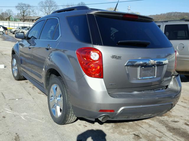 2GNFLNE57C6373011 - 2012 CHEVROLET EQUINOX LT SILVER photo 3