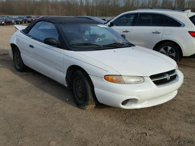 3C3EL45H5VT523757 - 1997 CHRYSLER SEBRING JX WHITE photo 1