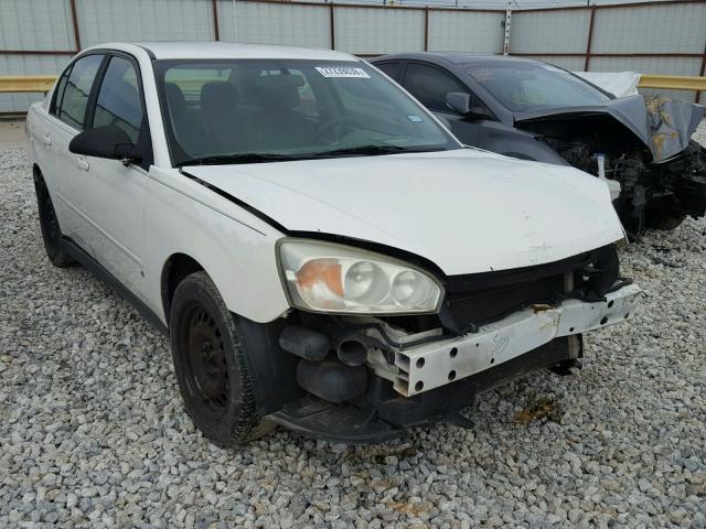 1G1ZS518X6F137111 - 2006 CHEVROLET MALIBU LS WHITE photo 1