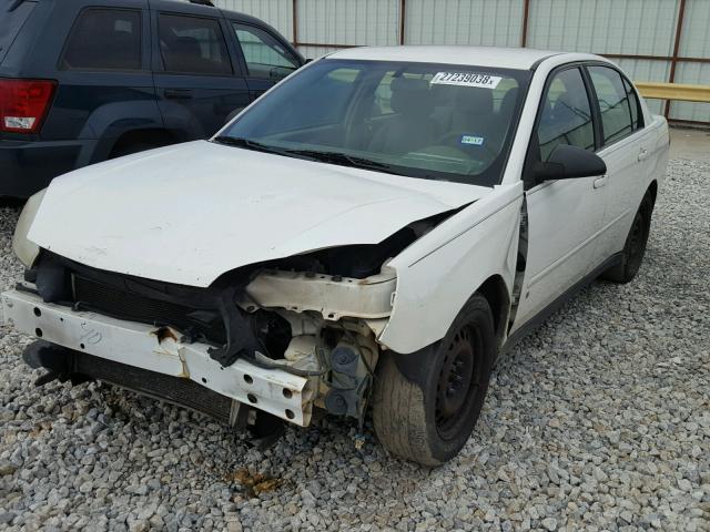 1G1ZS518X6F137111 - 2006 CHEVROLET MALIBU LS WHITE photo 2
