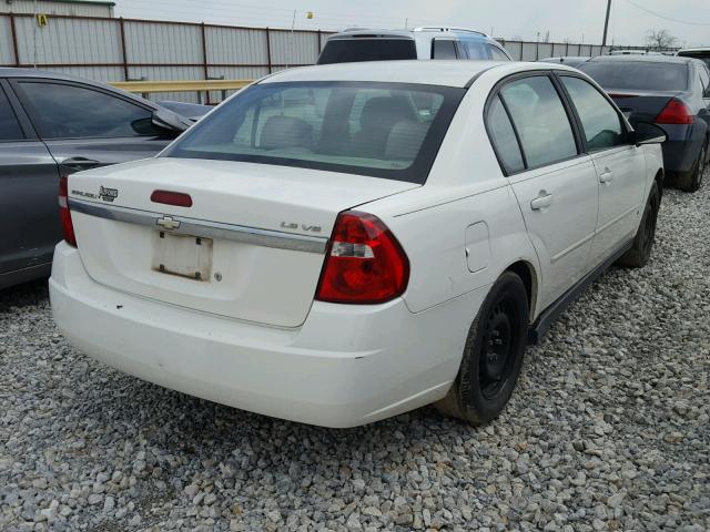 1G1ZS518X6F137111 - 2006 CHEVROLET MALIBU LS WHITE photo 4
