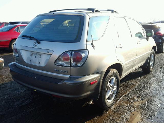 JTJHF10U510183338 - 2001 LEXUS RX 300 BEIGE photo 4