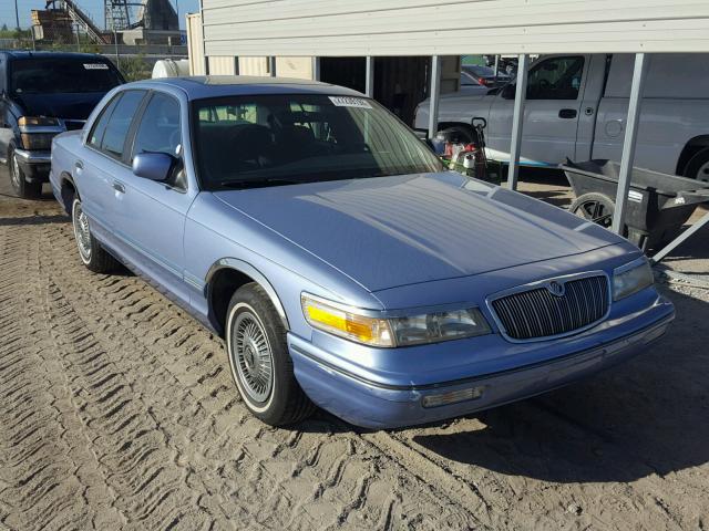 2MELM74W0SX646375 - 1995 MERCURY GRAND MARQ BLUE photo 1