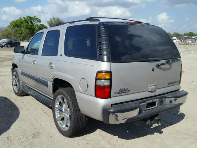 1GNEC13Z84J326147 - 2004 CHEVROLET TAHOE C150 GRAY photo 3