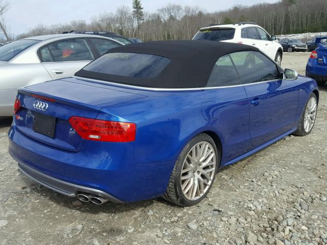 WAUC4AFH1GN008395 - 2016 AUDI S5 PREMIUM BLUE photo 4