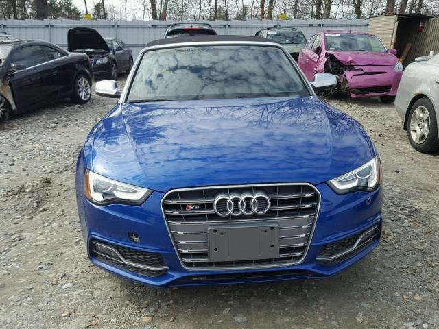 WAUC4AFH1GN008395 - 2016 AUDI S5 PREMIUM BLUE photo 9