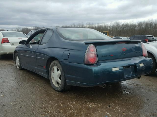 2G1WX12K4Y9302119 - 2000 CHEVROLET MONTE CARL GREEN photo 3