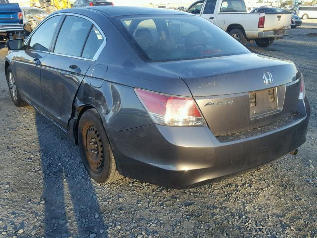 1HGCP26369A152153 - 2009 HONDA ACCORD LX GRAY photo 3