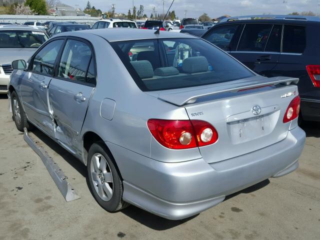 1NXBR32E18Z938677 - 2008 TOYOTA COROLLA CE SILVER photo 3