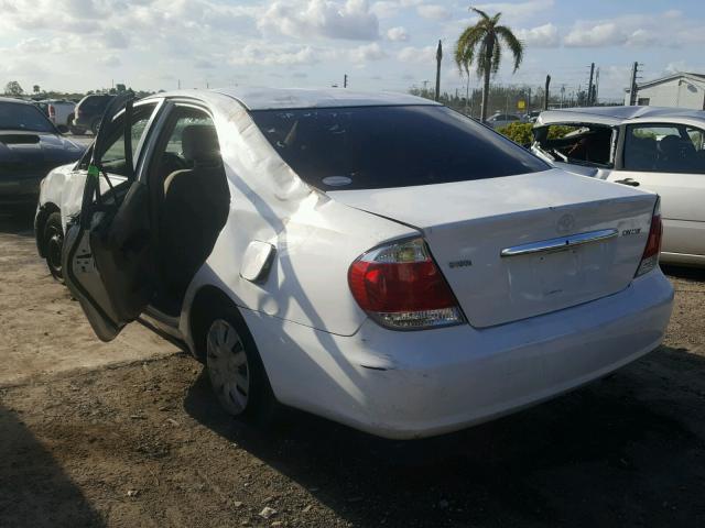 4T1BE30K55U431541 - 2005 TOYOTA CAMRY LE WHITE photo 3