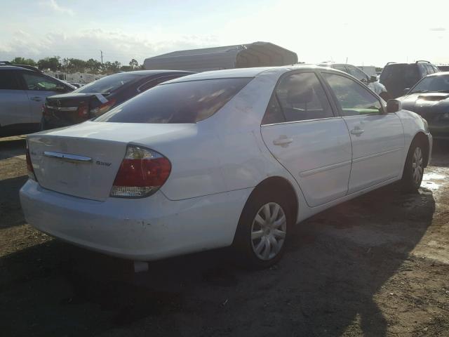 4T1BE30K55U431541 - 2005 TOYOTA CAMRY LE WHITE photo 4