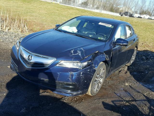 19UUB2F50FA018318 - 2015 ACURA TLX TECH BLUE photo 2