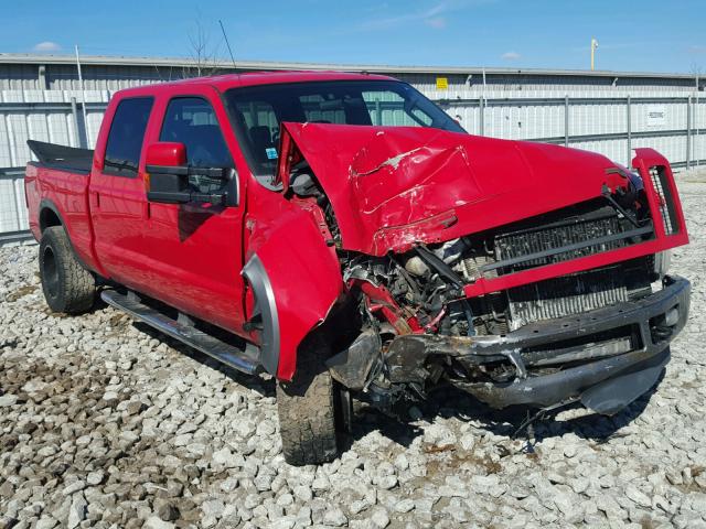 1FTSW21R98ED08508 - 2008 FORD F250 SUPER RED photo 1