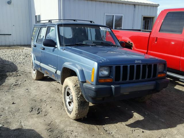 1J4FF68S9XL534103 - 1999 JEEP CHEROKEE S BLUE photo 1