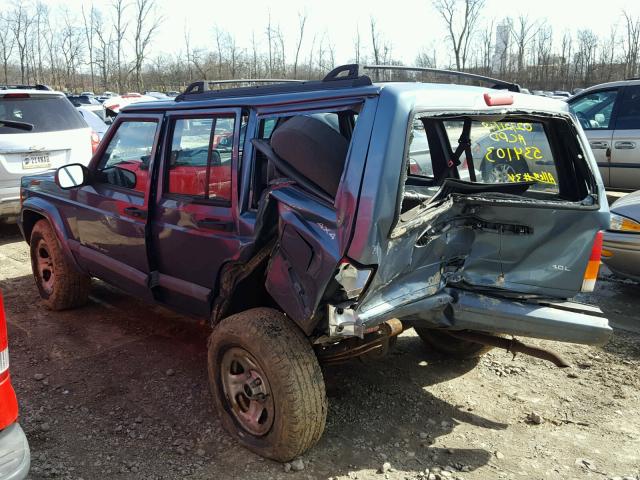 1J4FF68S9XL534103 - 1999 JEEP CHEROKEE S BLUE photo 9