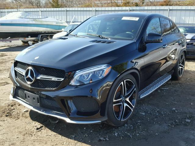 4JGED6EB7HA065663 - 2017 MERCEDES-BENZ GLE COUPE BLACK photo 2