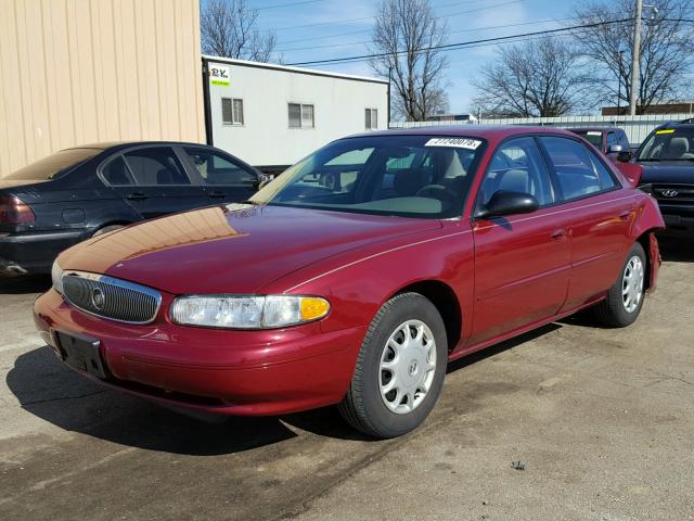 2G4WS52J531175520 - 2003 BUICK CENTURY CU MAROON photo 2